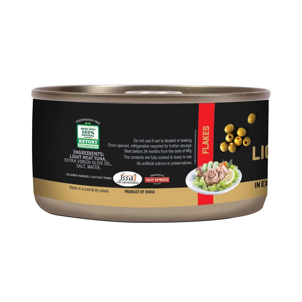 Tasty Nibbles Light Meat Tuna Flakes In Extra Virgin Olive Oil, 370 g-2.webp